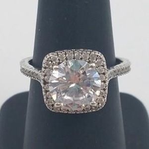 Sterling Silver Cubic Zirconia Ring